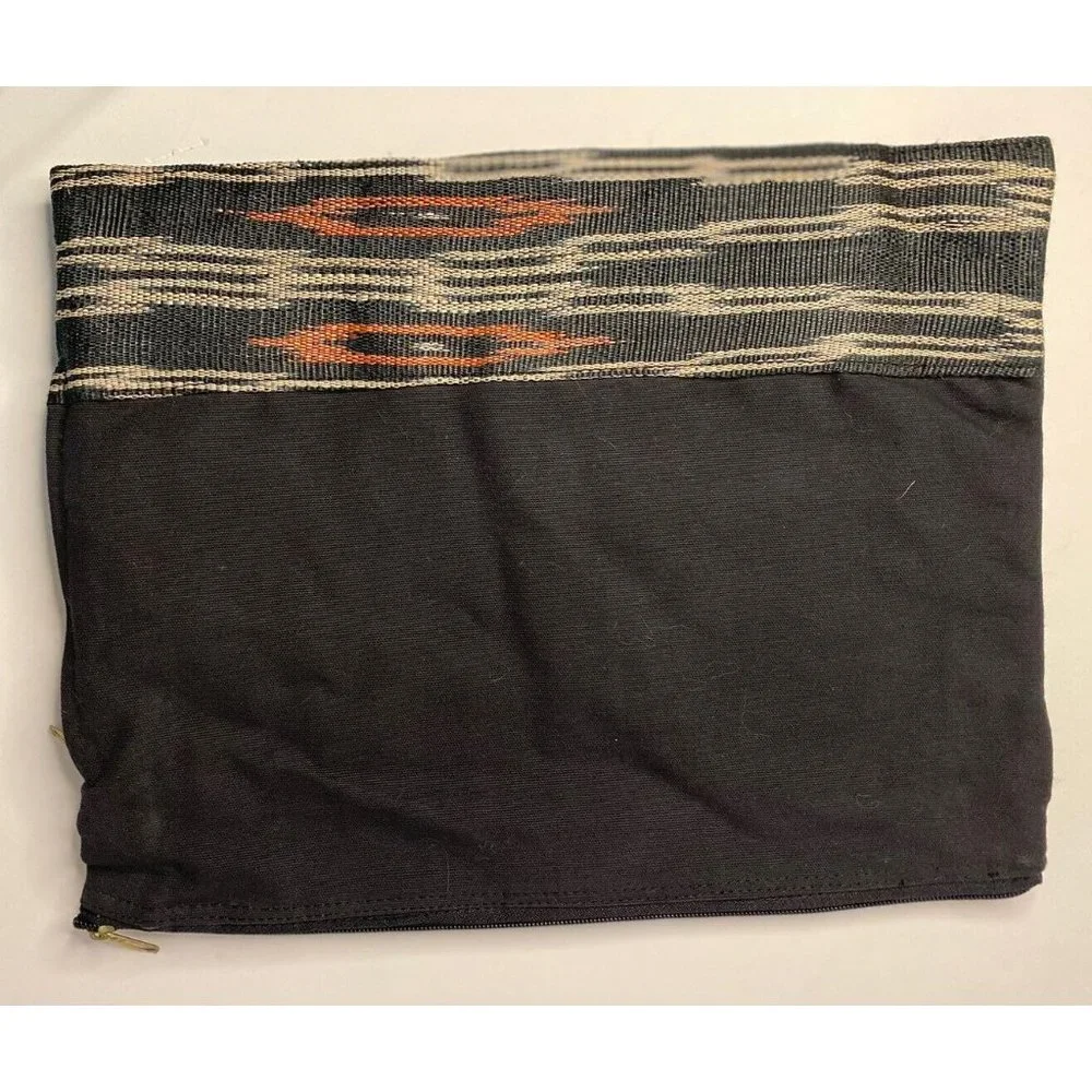 Fabric Envelope Bag Hidden Handle Boho Aztec Notebook Case Document Bag
